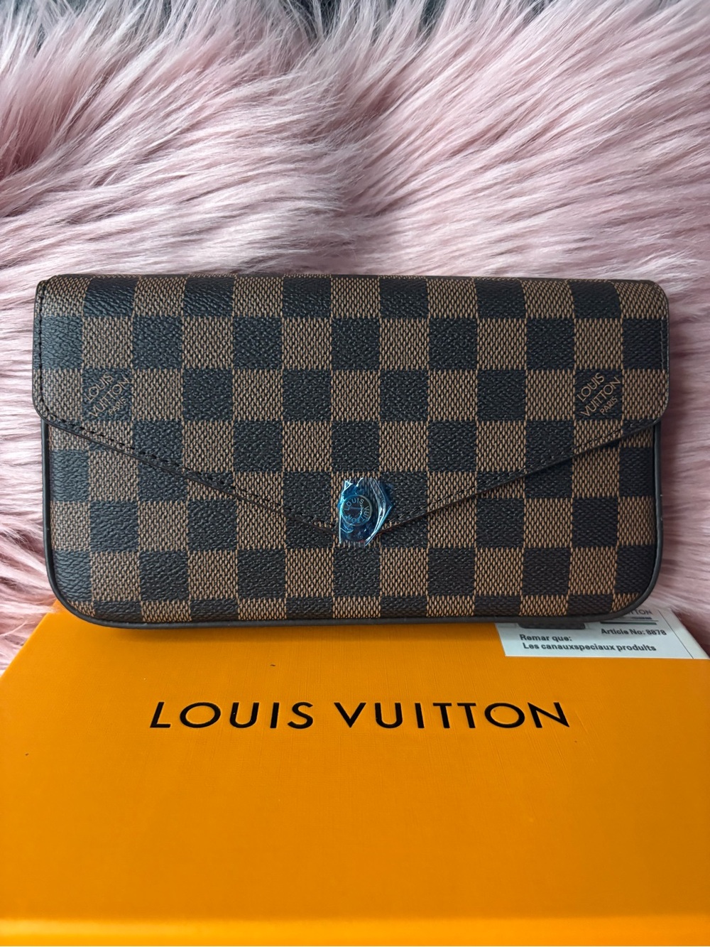 💎SALE Louis Vuitton Damier Ebene Felicie Pochette💎